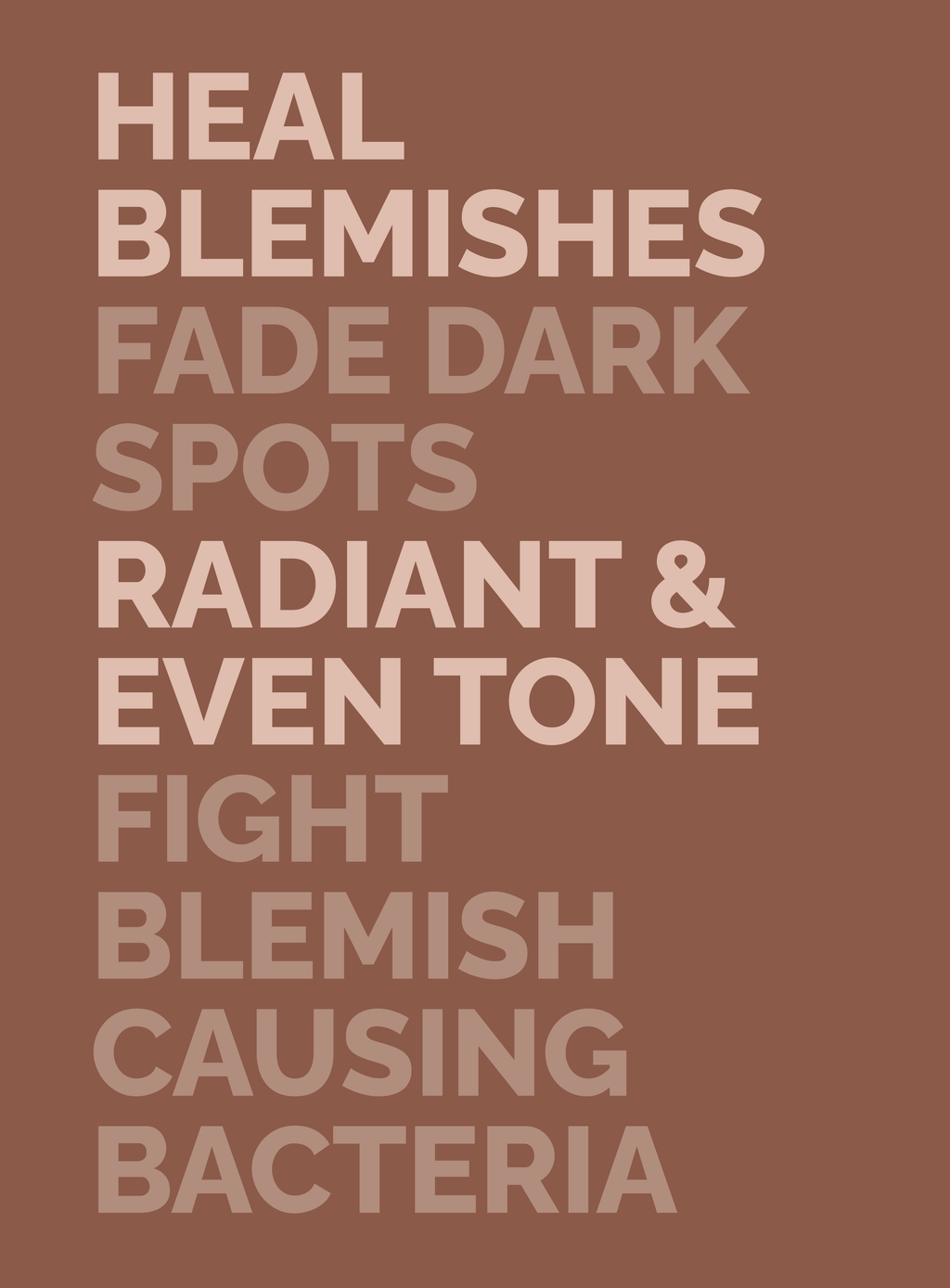 Heal Blemishes, Fade Dark Spots, Radiant & Even Tone, Fight Blemish Causing Bacteria